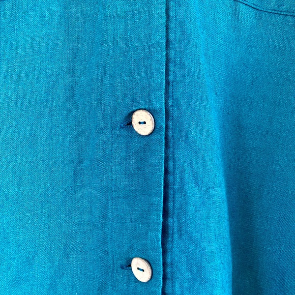 Blouse 100% linen xs - Picture 3 of 8